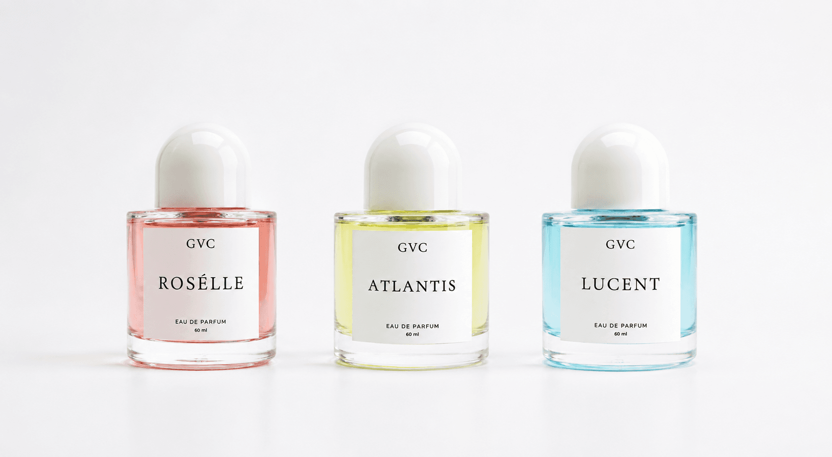 GVC Complete Collection — Atlantis, Rosélle & Lucent Eau de Parfum